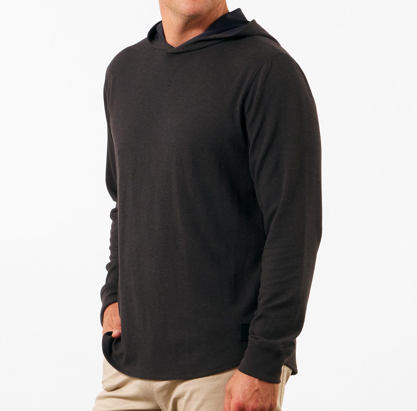 Avalon Waffle Hoodie | Breathable Easy Care Layer - LINKSOUL