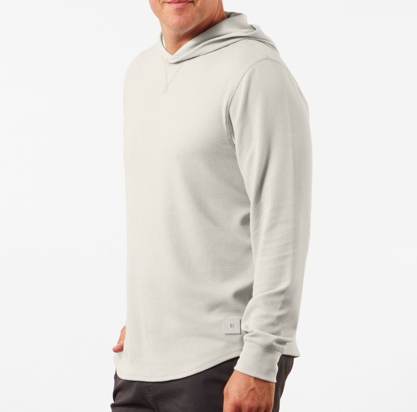 トップス siiilon University foodie 23aw Avalon Waffle Hoodie | Breathable Easy Care Layer - LINKSOUL