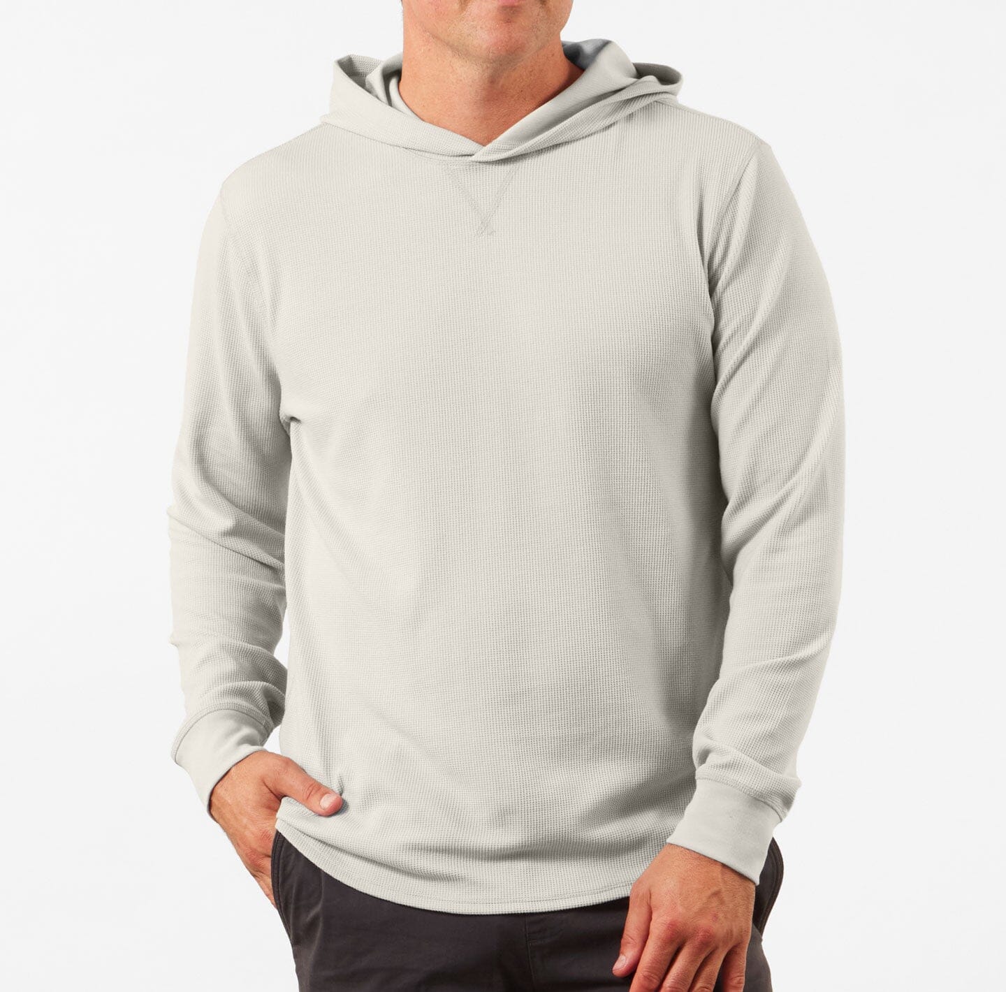 Avalon Waffle Hoodie | Breathable Easy Care Layer - LINKSOUL