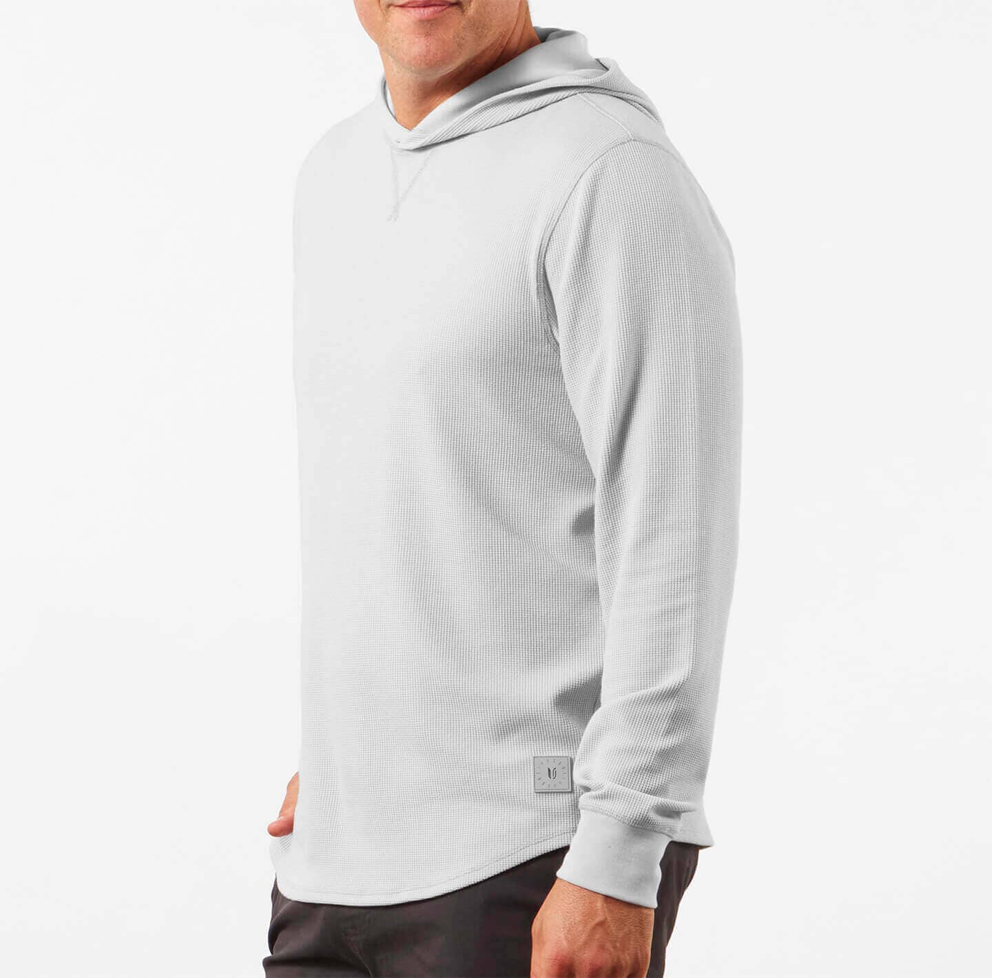 Avalon Waffle Hoodie | Breathable Easy Care Layer - LINKSOUL