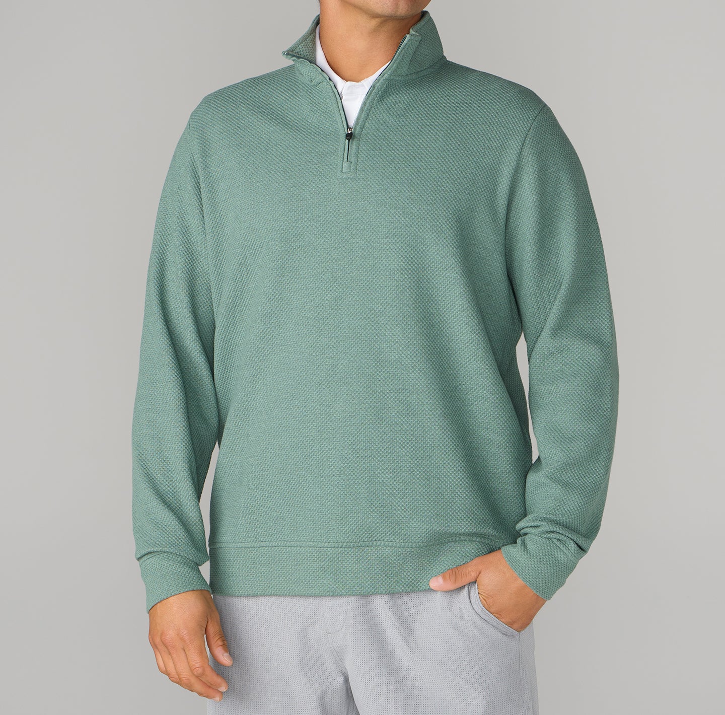 Canyon Jacquard Quarter-Zip - LINKSOUL