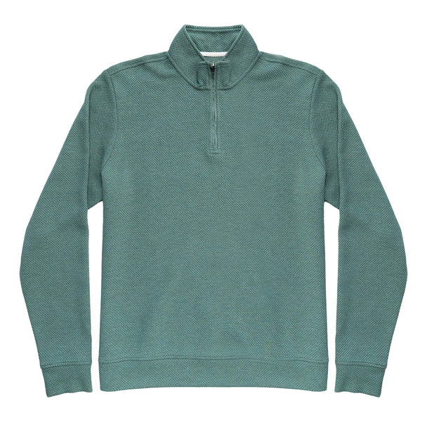 YOSAタートルネック3L Canyon Jacquard Quarter-Zip - LINKSOUL