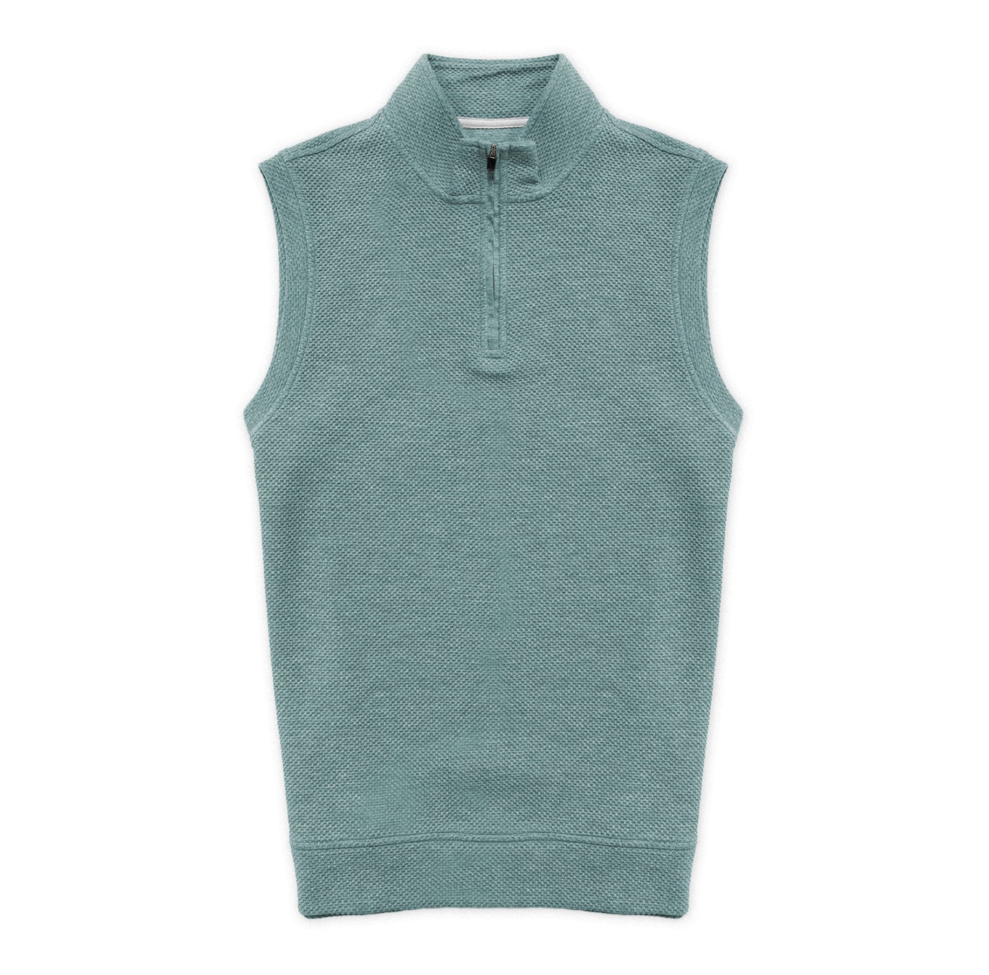 Canyon Jacquard Quarter-Zip Vest - LINKSOUL