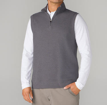 Canyon Jacquard Quarter-Zip Vest