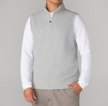 Canyon Jacquard Quarter-Zip Vest