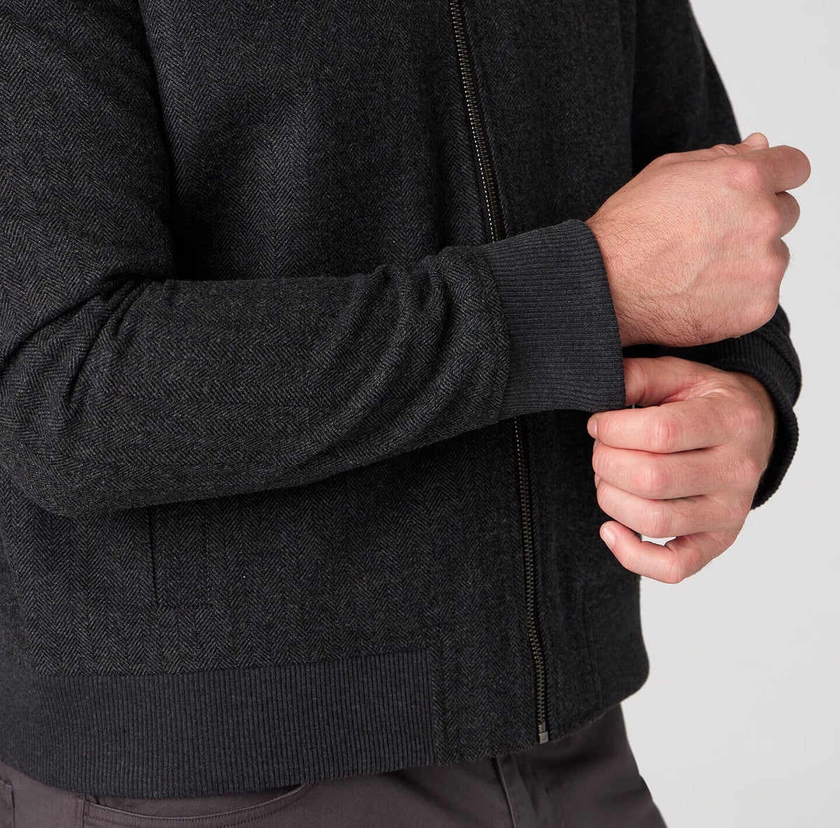 Beams Wool Bomber Jacket