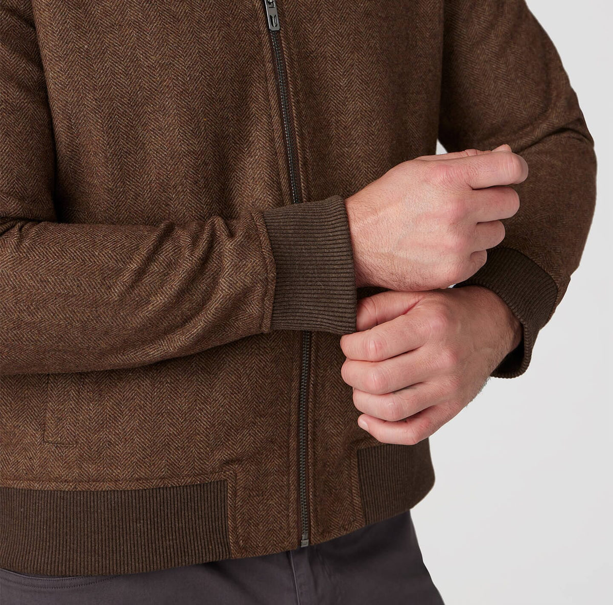 Beams Wool Bomber Jacket