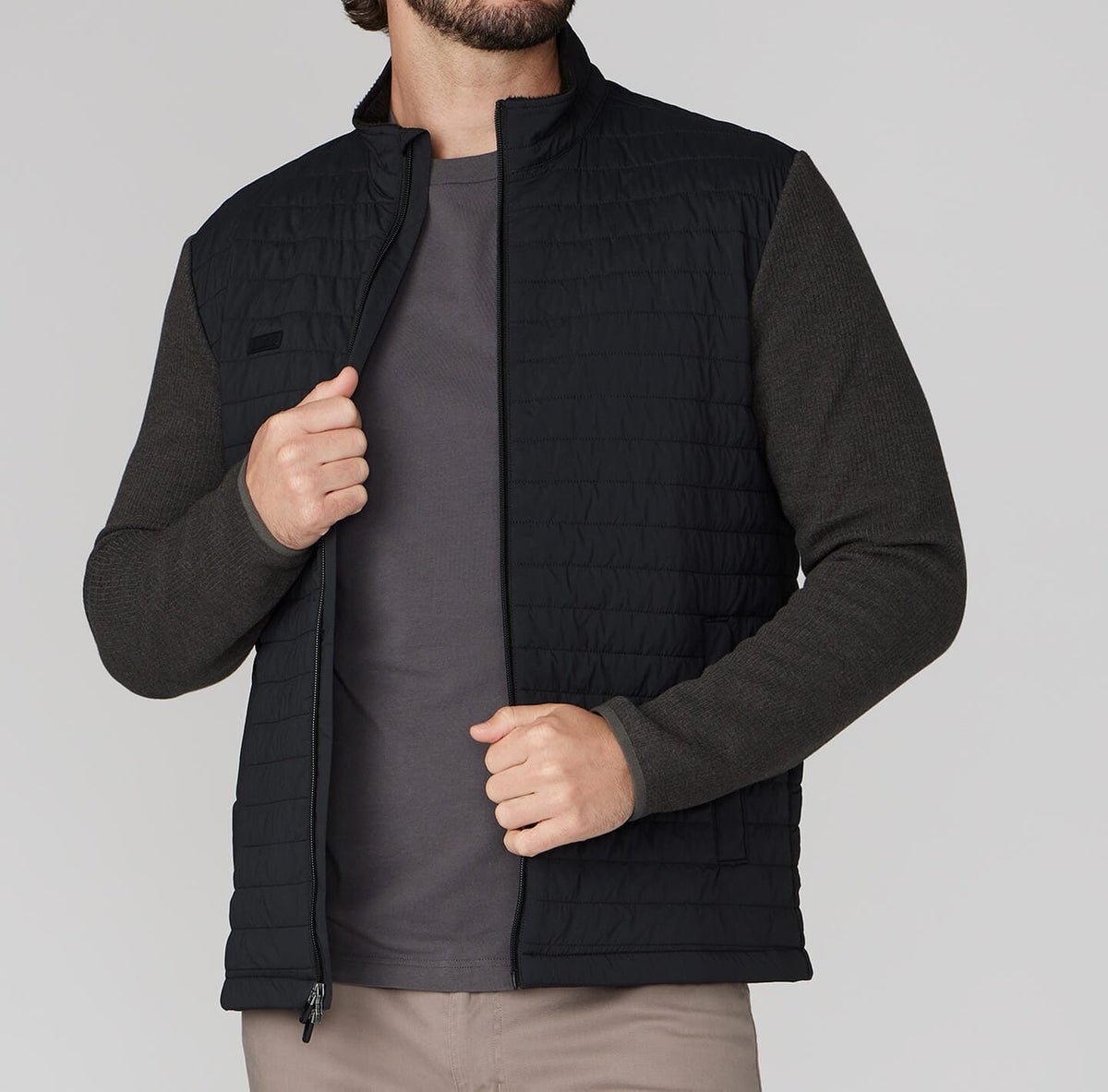 Bandon PrimaLoft Quilted Hybrid Full-Zip Jacket