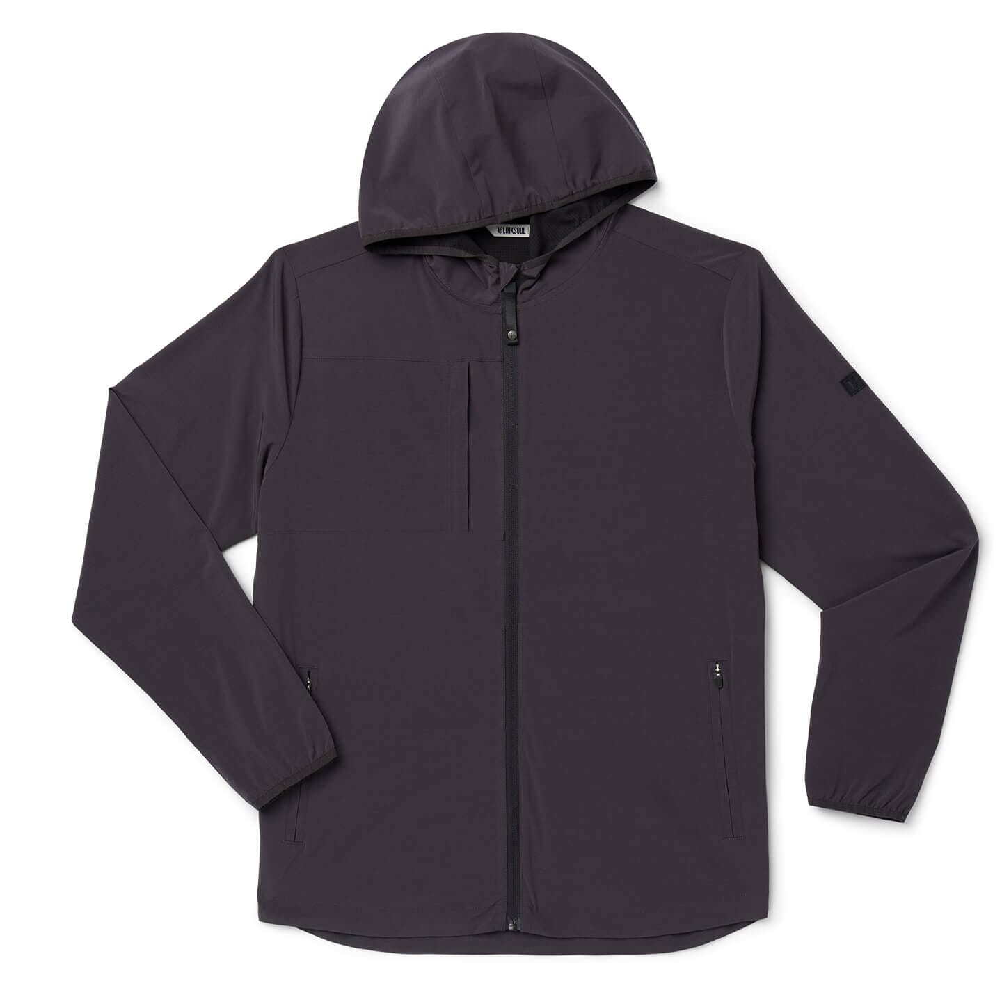 Bodega Hooded Performance Full-Zip Jacket - LINKSOUL