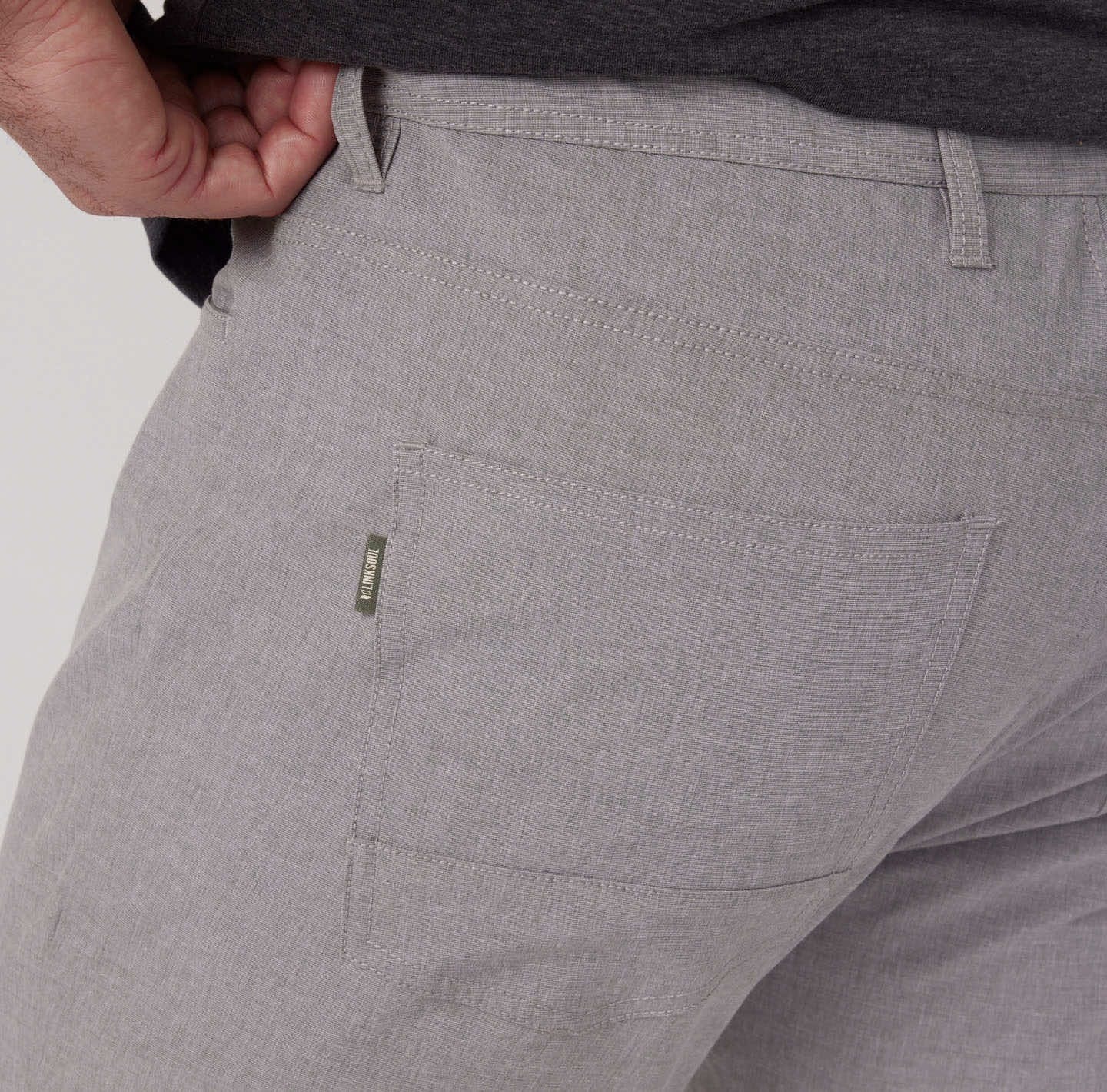 Linksoul Golf Pants Men's Size 36R Tan High Rise Stretch Straight Leg Flat  Front