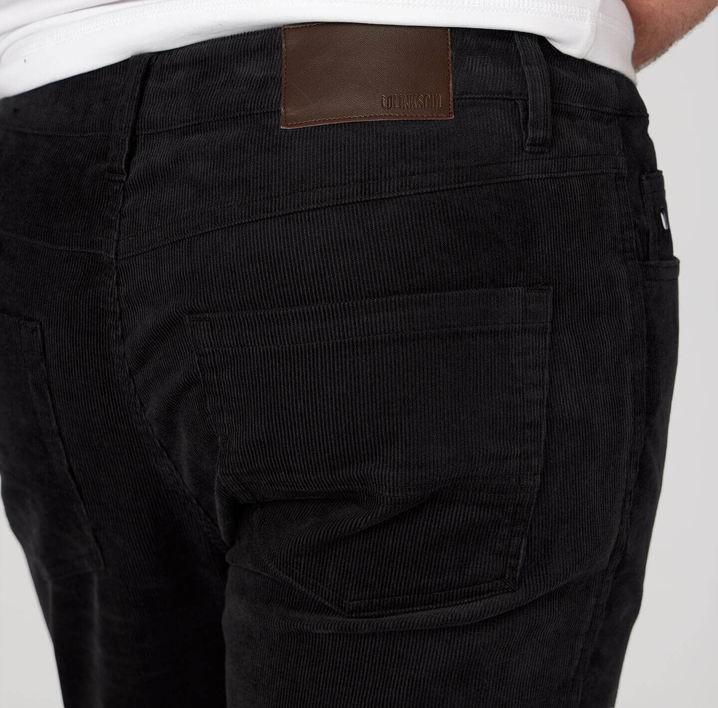 パンツ everyone corduroy belted pants BLACK XL パンツ everyone corduroy belted pants Frame Cropped Corduroy