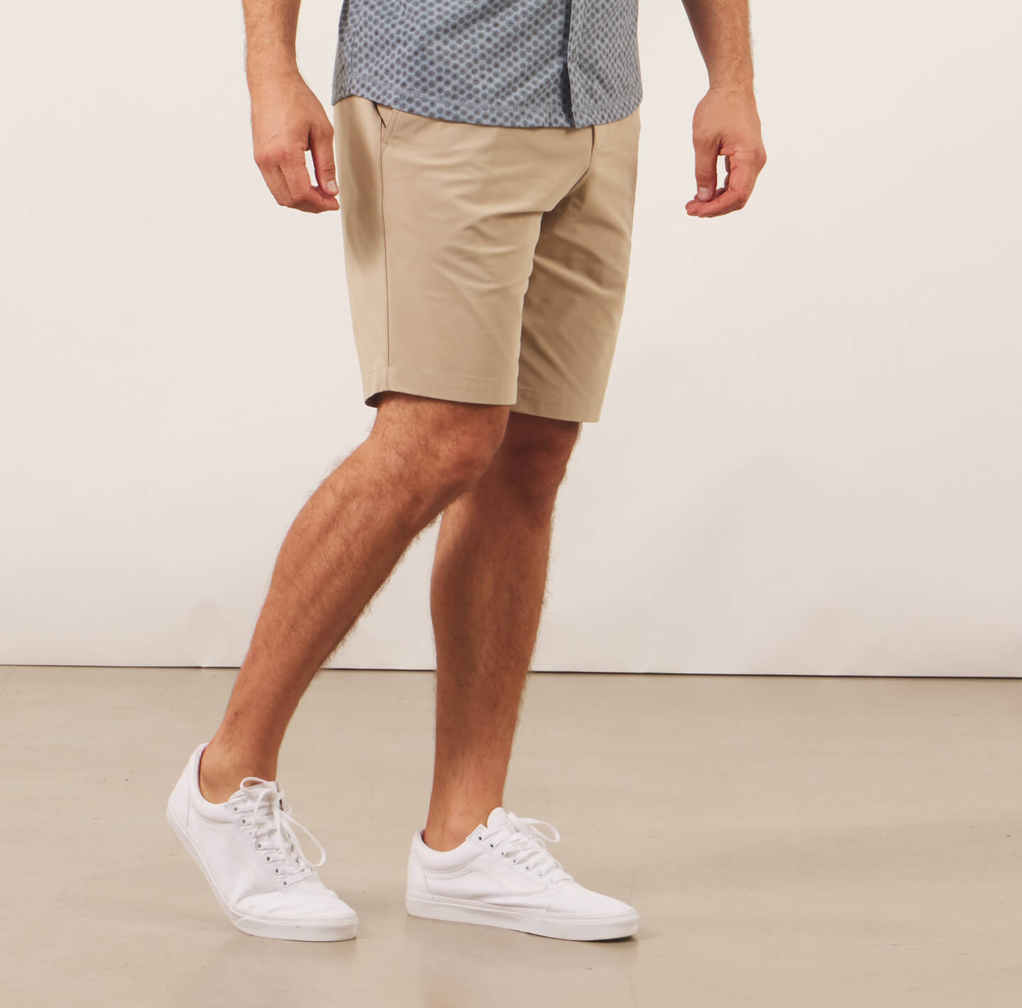 model showing the Around The Clock black shorts from the side