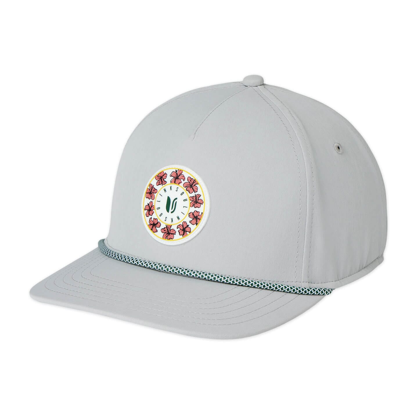 Azalea Coconut 5-Panel Snapback Rope Hat - LINKSOUL