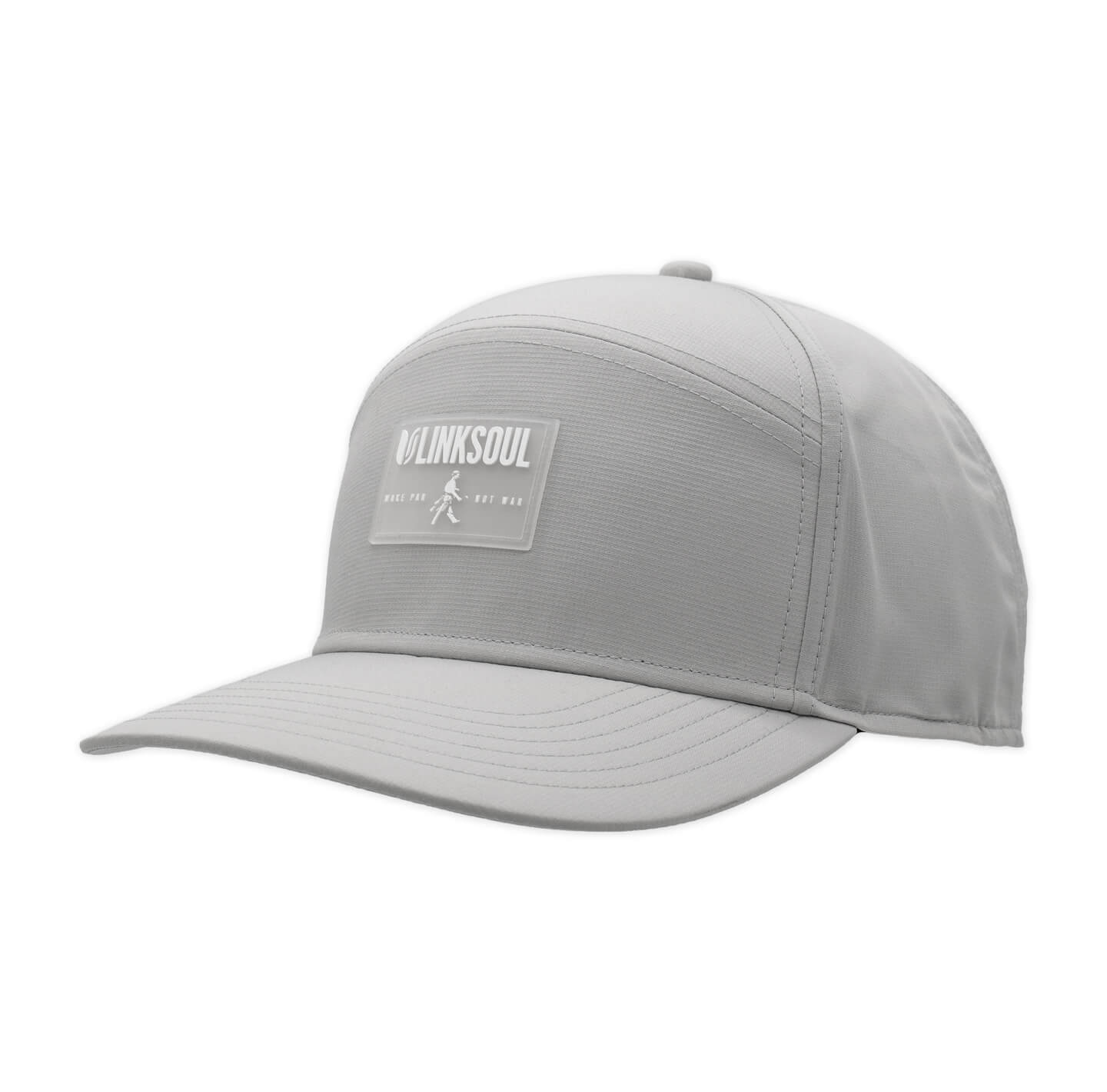 Walking Man Split Panel Snapback Hat