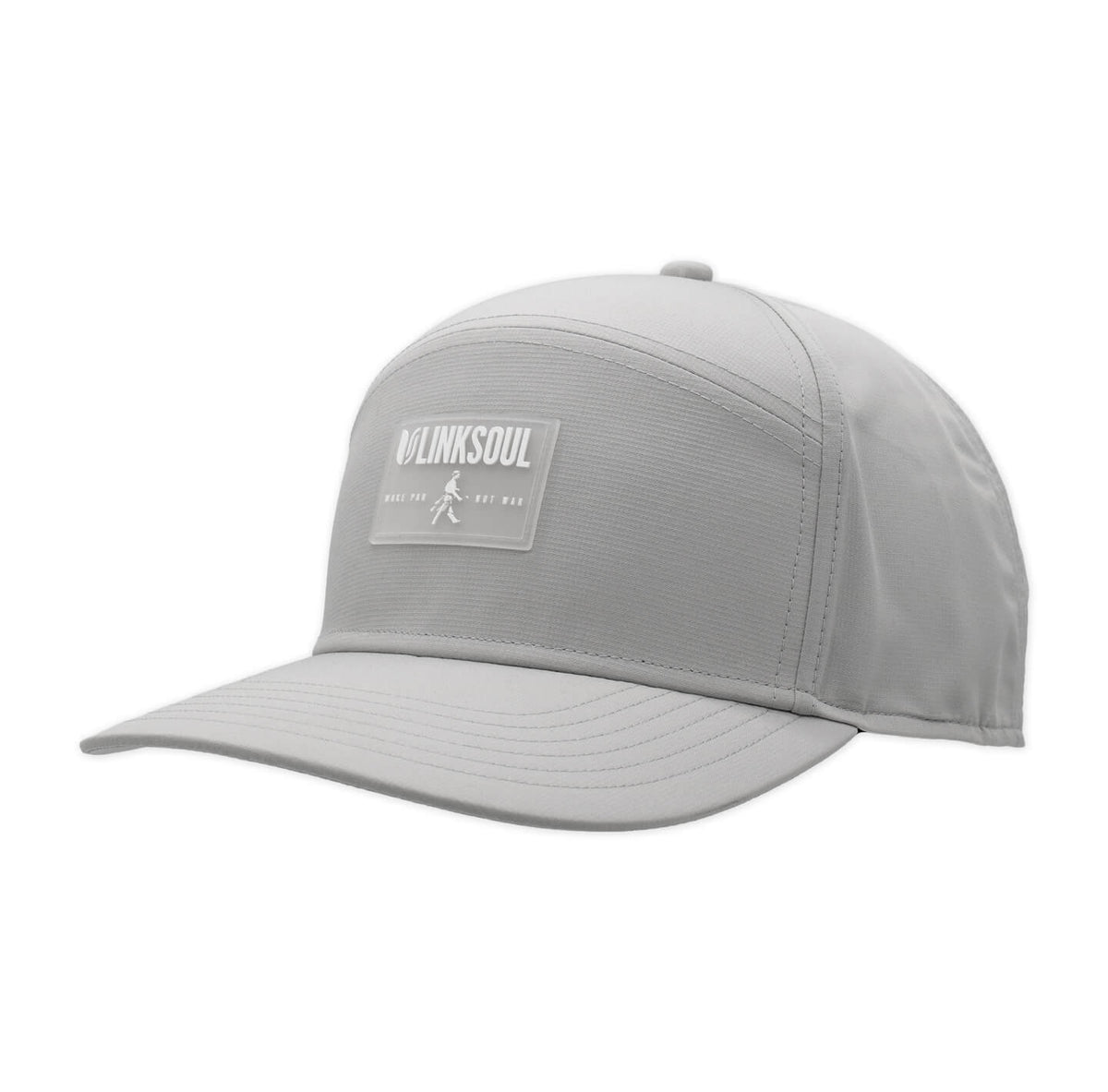 Walking Man Split Panel Snapback Hat