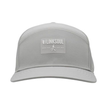 Walking Man Split Panel Snapback Hat