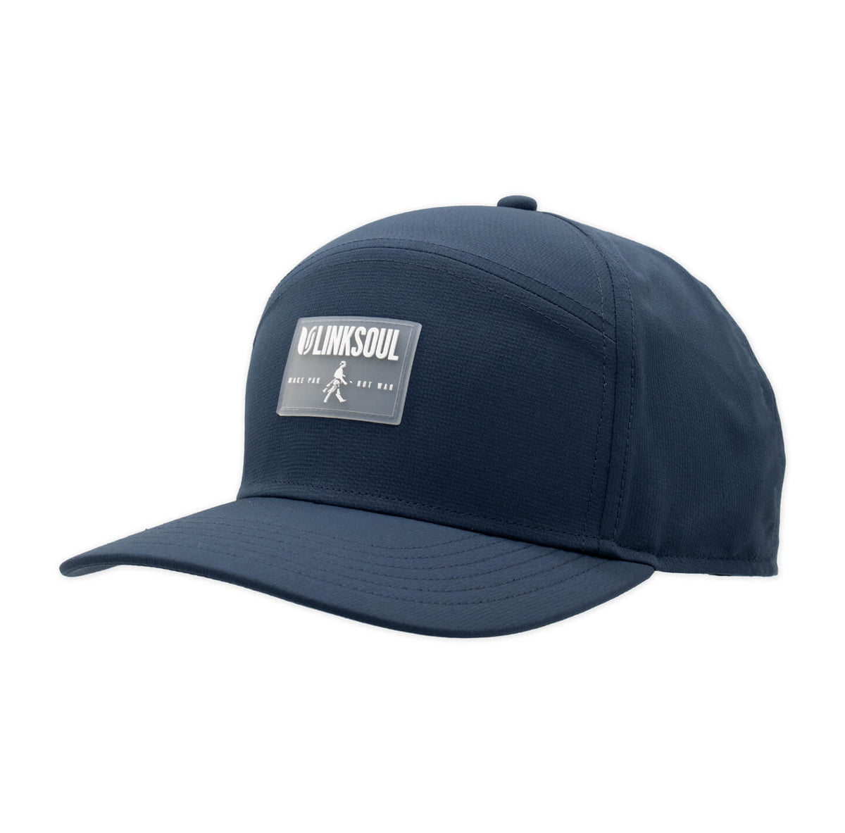 Walking Man Split Panel Snapback Hat