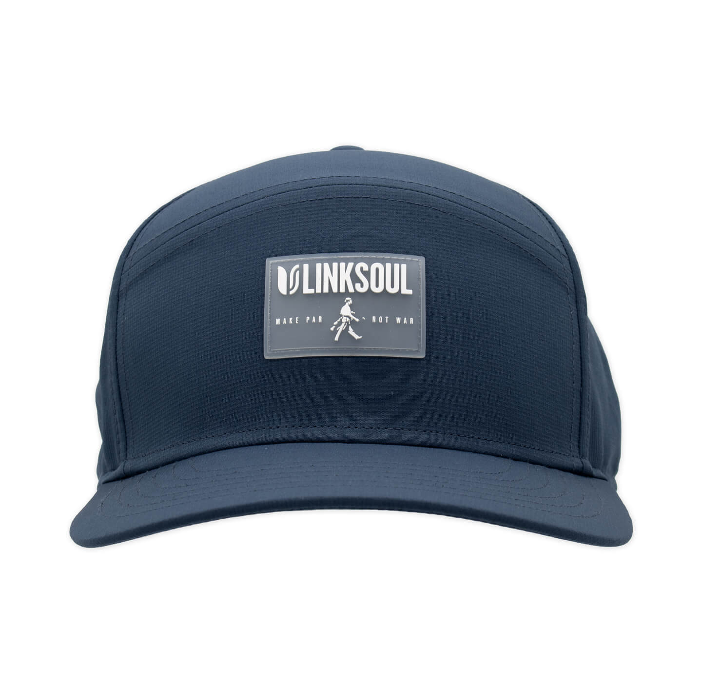 Walking Man Split Panel Snapback Hat