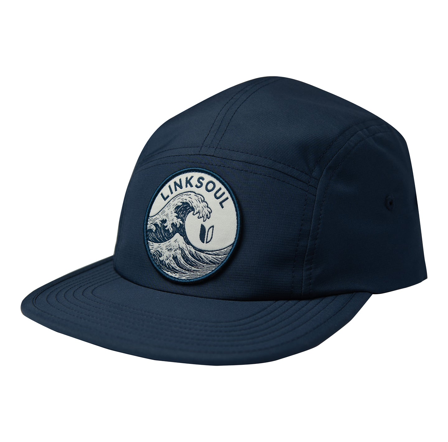 6-Panel Camp Hat - Hokusai Wave