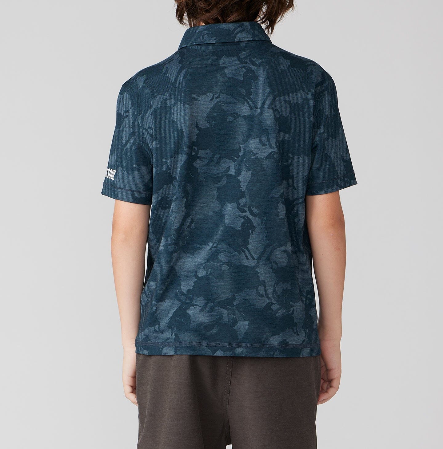 Kid's Printed Delray Polo