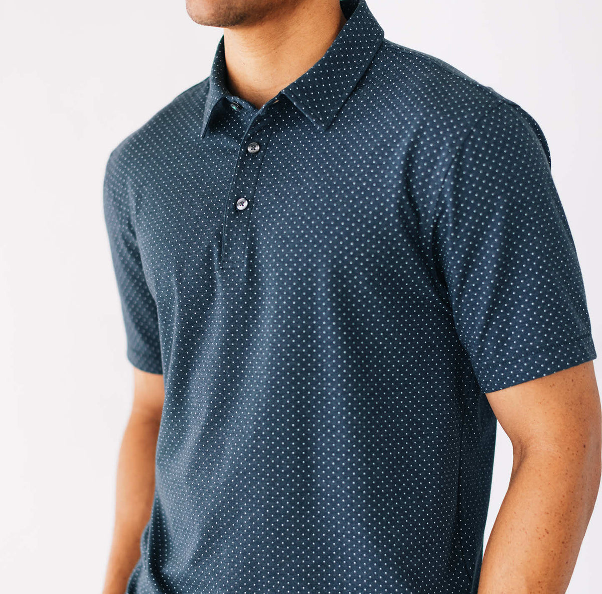 Anza Dot Print Polo