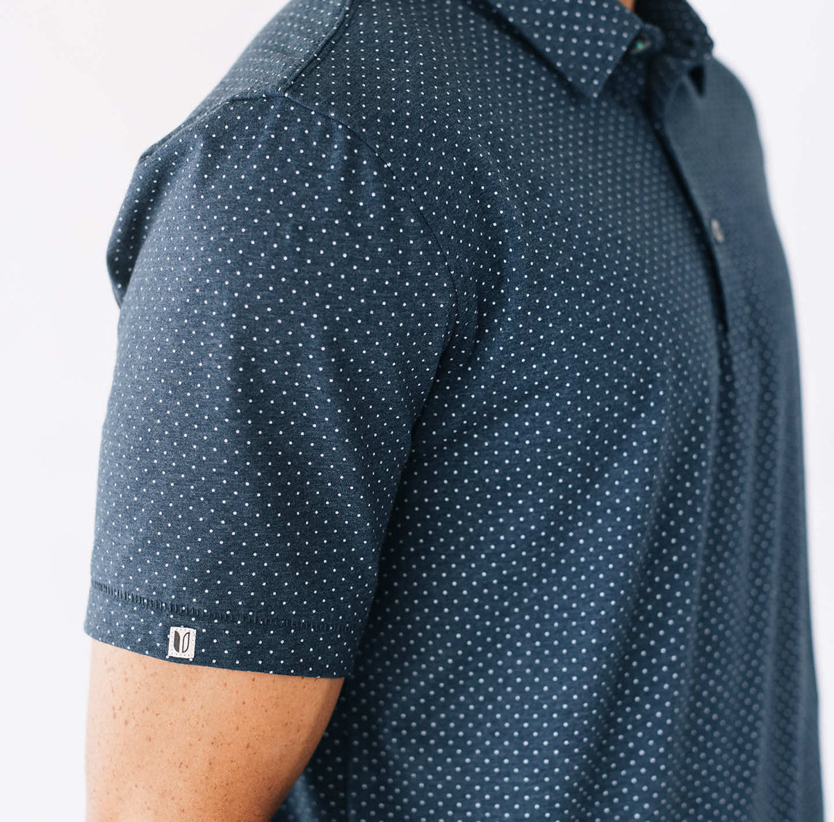 Anza Dot Print Polo