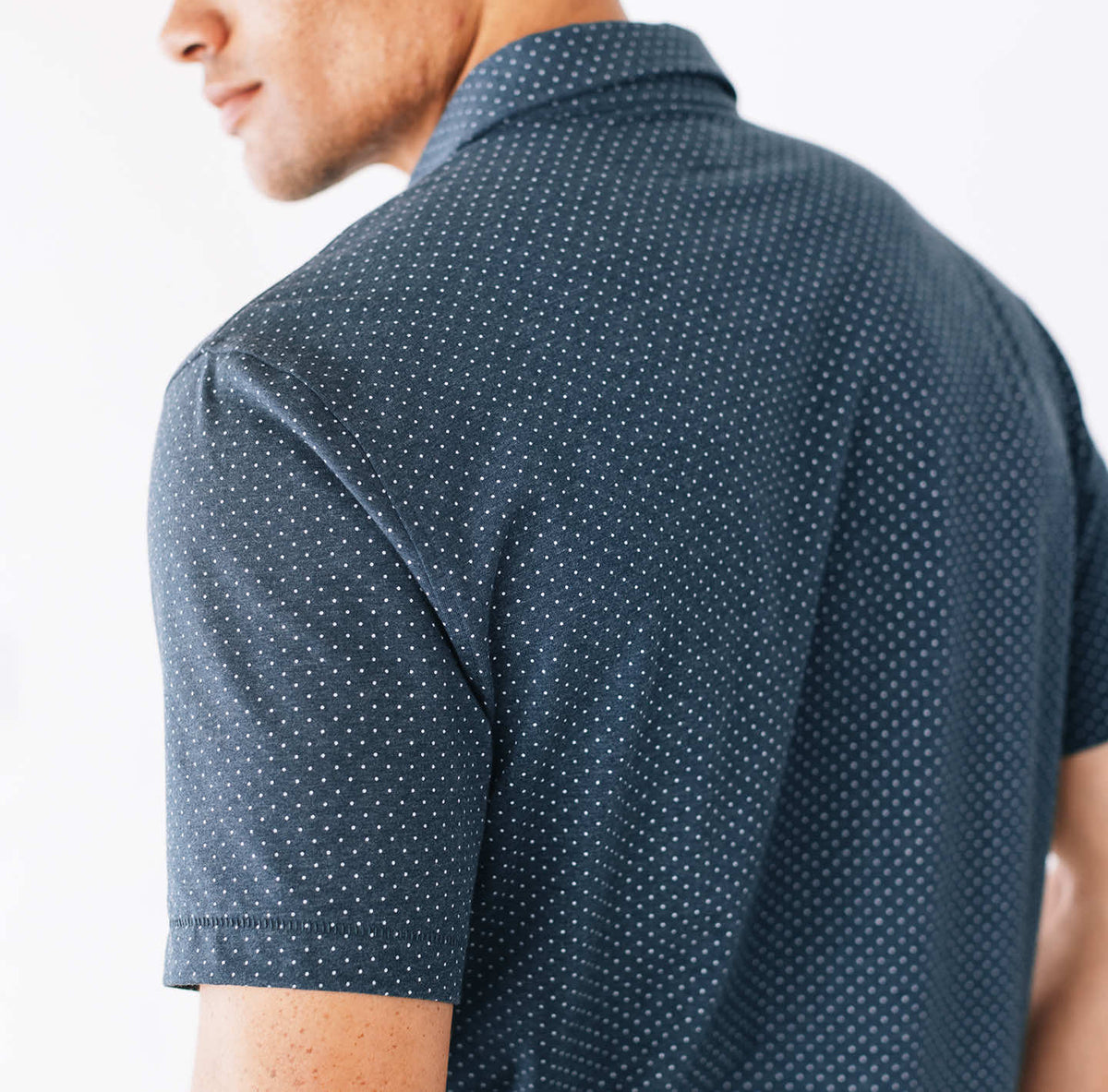 Anza Dot Print Polo