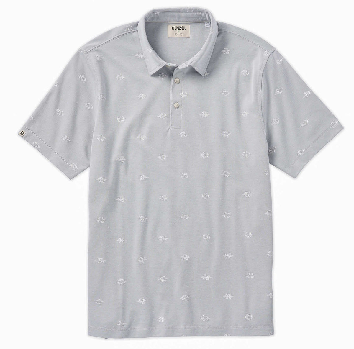 Sunrise Print Oxford Polo