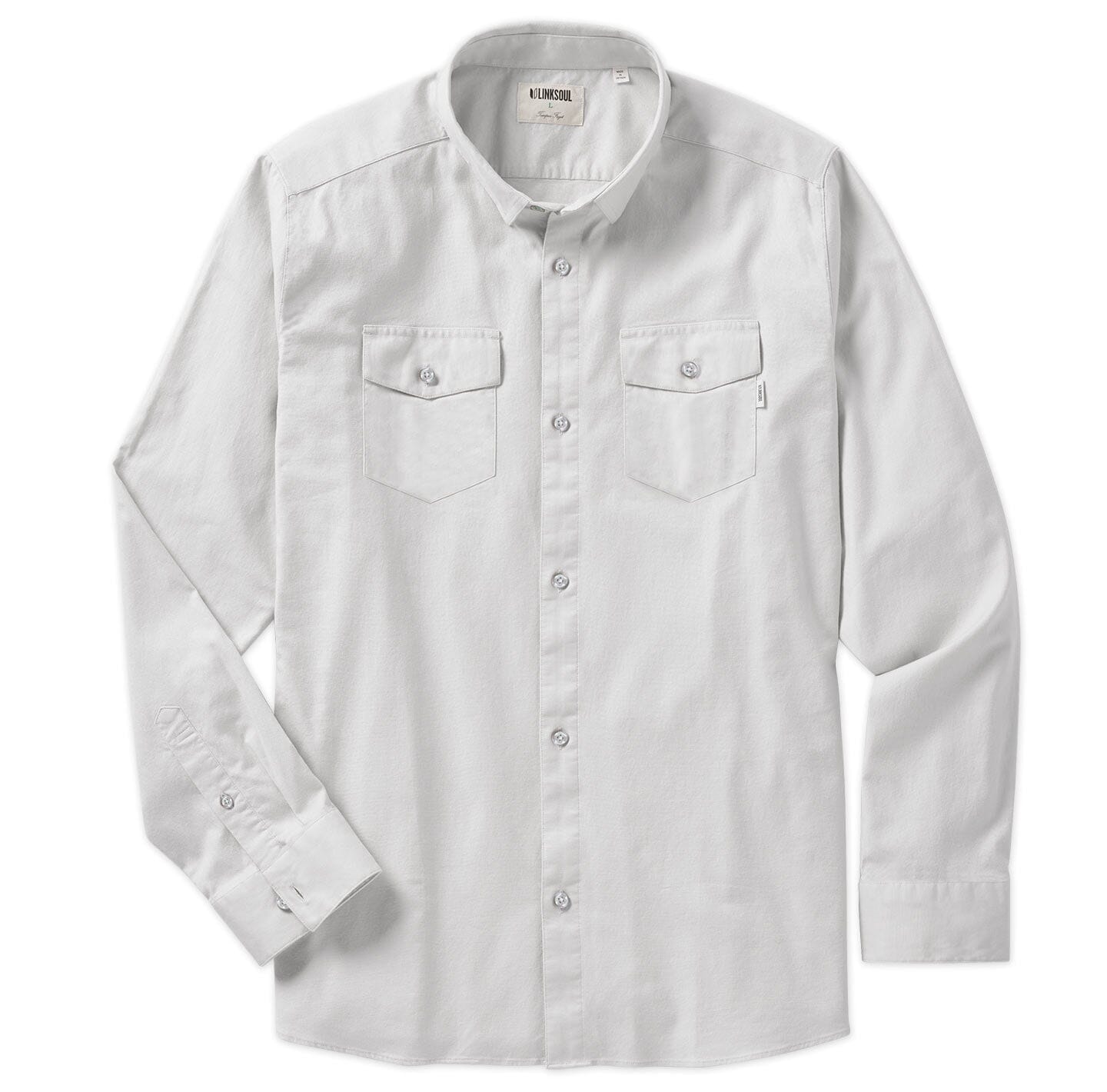 Shelter Lloyd Button Up Shirt - White