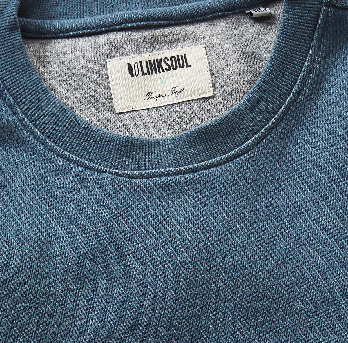 Double-Knit Pocket Crewneck Sweatshirt