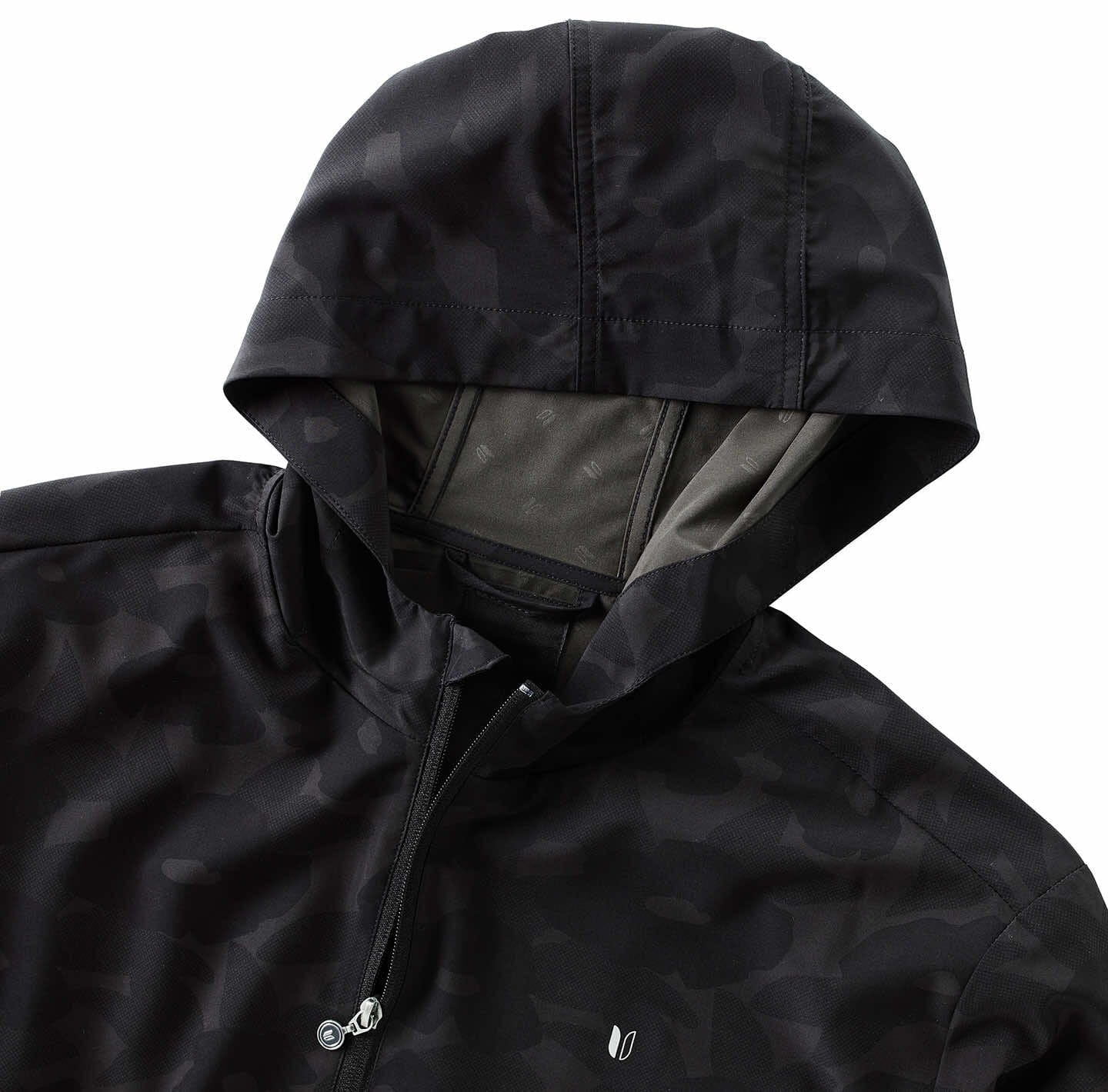 Printed Stormer Hooded Full-Zip Windbreaker