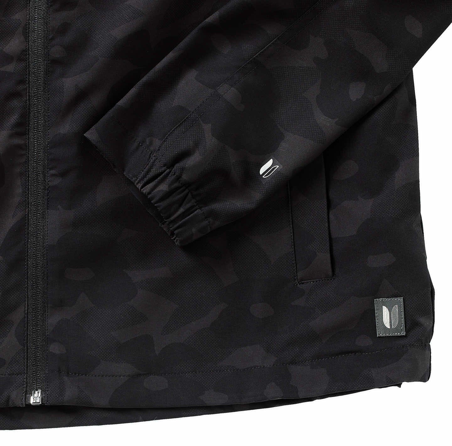 Printed Stormer Hooded Full-Zip Windbreaker
