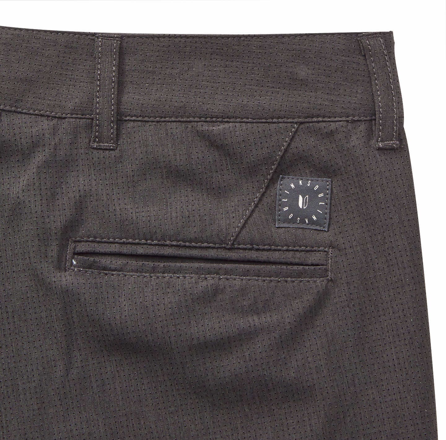 Linksoul Mens 38 Black Performance Stretch Chino Shorts Golf