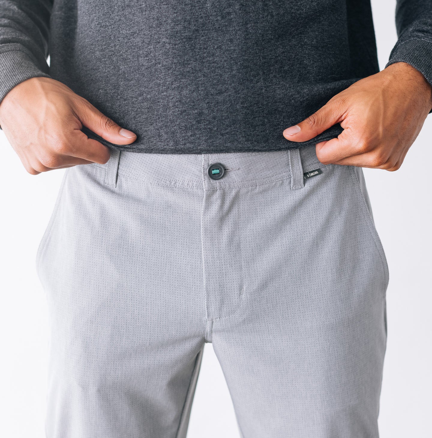 Linksoul Mens 5 Pocket Boardwalker Pants In Nutria Green Size 31R